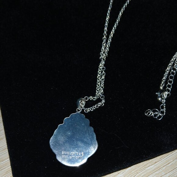 Silver Tone Brass Harry Potter Hogwarts Pendant Necklace Jewelry #104 - Picture 10 of 11